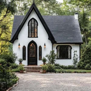Large, Pointed Arch Entryways