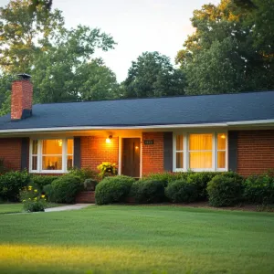 Brick Ranch Dreamscape: Evening Light Delight