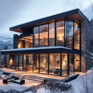 Glistening Glacier Glass Getaway