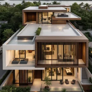 Skyline Serenity: A Thai Urban Haven