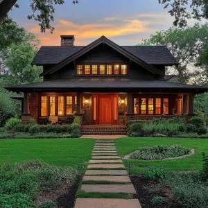 A Radiant Retreat with a Sunset Glow