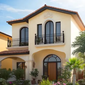 Elegant Sunlit Hideaway with Iron Balconies