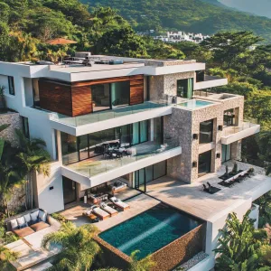Hillside Mirage: The Skyward Villa