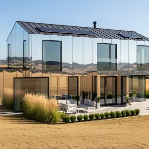 Glass House Jamboree: The Reflective Residence in Plains