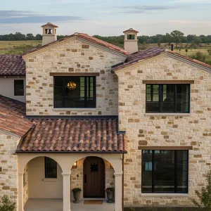 Stone Façade and Terracotta Dreams