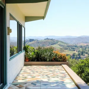 Geometric Tile Flooring