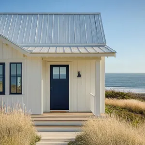 Preview of Coastal Retreat with a Bold Blue Door