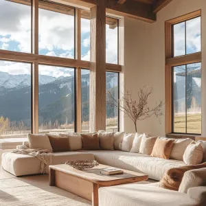Open Concept Living Space With Minimalist Decor