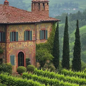 Charming Italian Villa Amid Rolling Hills