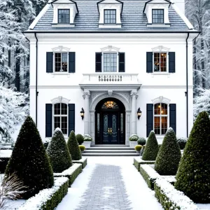 A Frosty Manor of Elegance