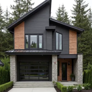 Gable Edge, Charcoal Timber Blend