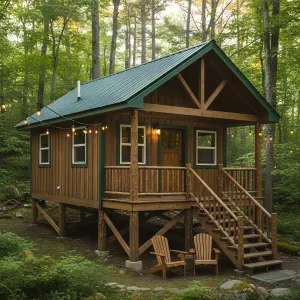 Rustic Forest Oasis