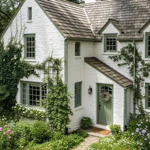 Enchanting Escape in Green and White