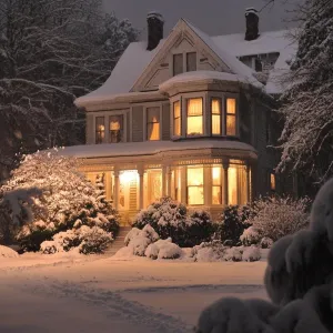 Winter Wonderland Victorian Retreat
