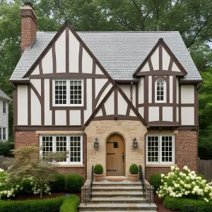 Slate-Topped Tudor With Stone Welcome