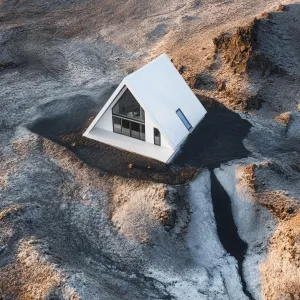 Preview of Modern A-Frame On Mars (Or Something Like It)