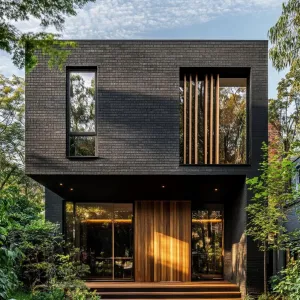 Sable Sanctum: A Modern Brick Haven