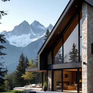 Chic Chalet Cradled by Peaks