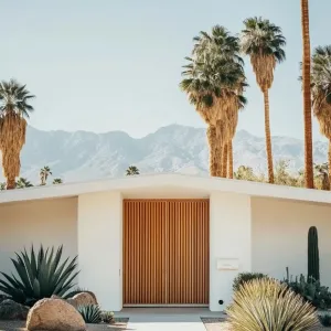 Sandy Serenity: Modern Glitz Under the Palms