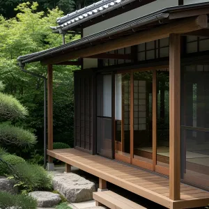 Peaceful Paradise: A Japanese Porch Escape