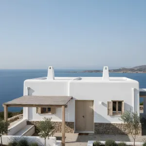Cycladic Courtyard Breeze House