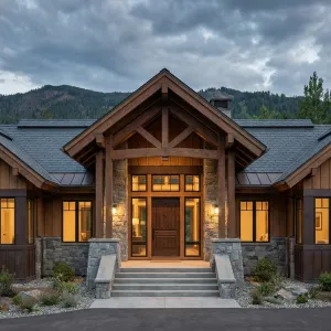 Alpine Timber Entryway Sanctuary