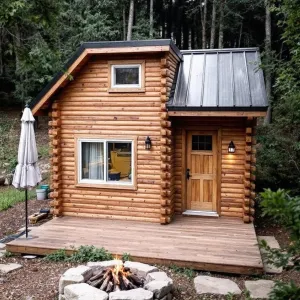Cozy Log Cabin Retreat