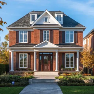 Preview of A Cheerful Red-Brick Retreat with Columns Aplenty