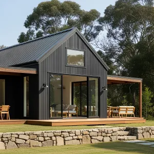 Chic Onyx Farmhouse Retreat