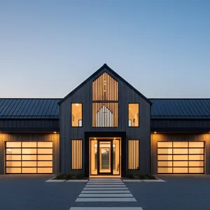 Illuminated Dream: A Modern Barn Escape