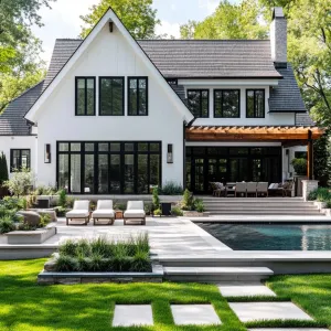 Chic Gabled Poolside Retreat