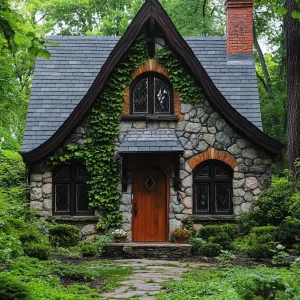 Quirky Stone Shire: Ivy-Covered Charm