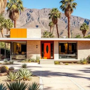 Desert Mirage with a Hint of Orange