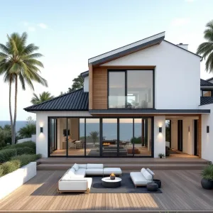 Modern Oasis Beneath the Sky
