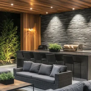 Wicker Wonderland: A Plush Outdoor Lounge