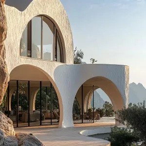 Mediterranean Mansion with Majestic Arches