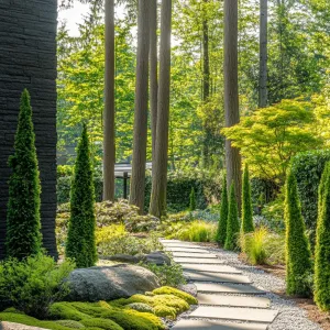 Hidden Pathway of Tranquil Trees