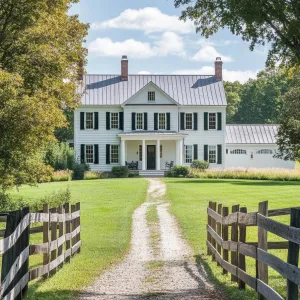 Colonial Charm on the Countryside Canvas