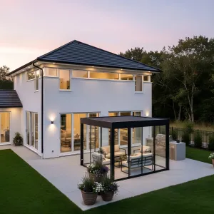 Twilight Cube On The Patio