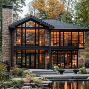 Brick Oasis Amidst Nature