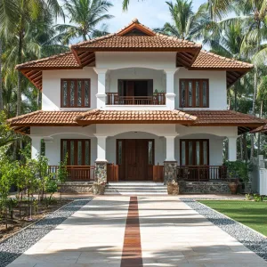 Kerala’s Roofline Tango Under Palm Shadows