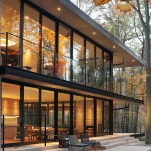 Floor-to-ceiling Glass Walls