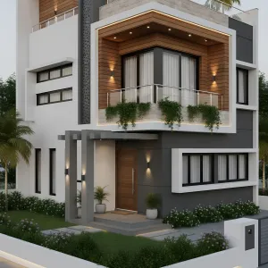 Sunset Ledge G+1 Terrace Frontage