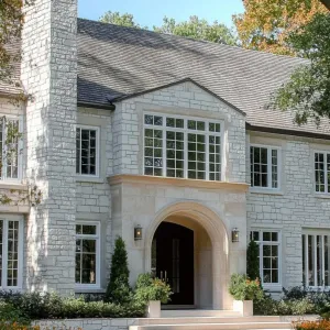 Stone Embrace with a Grand Entrance