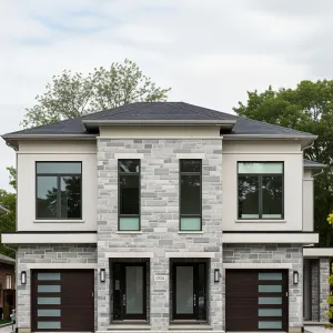 Twin Peaks of Elegance: A Luxe Abode