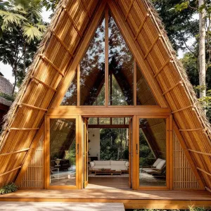 Bamboo A-Frame Wonderland