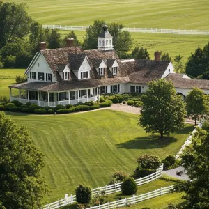 Country Home Winking at the Meadow