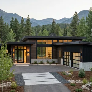 Modern Mountain Retreat With Warm Minimalism