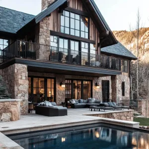 Stone Poolside Paradise