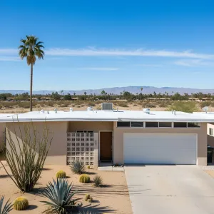 Sun-Drenched Geometry: A Mid-Century Delight